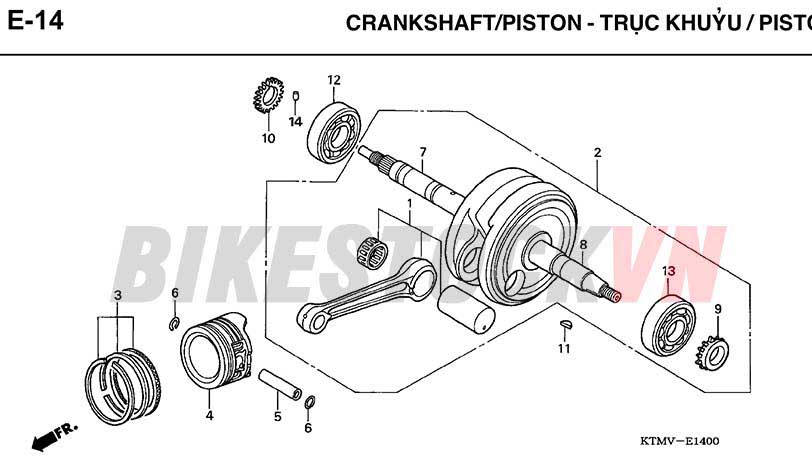 E-14_TRỤC KHUỶU/ PISTON